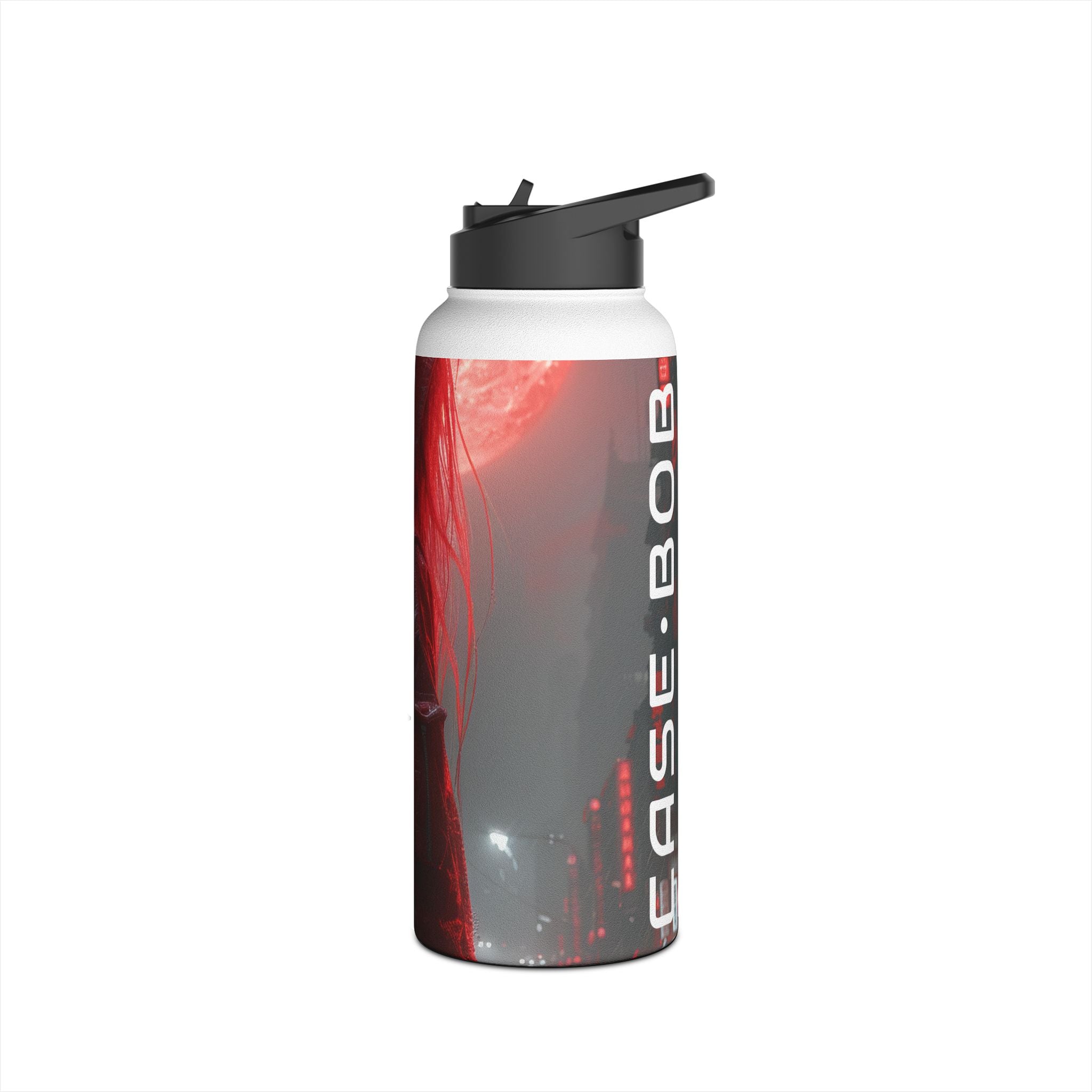 Red Hood Eclipse - Stainless Steel Water Bottle