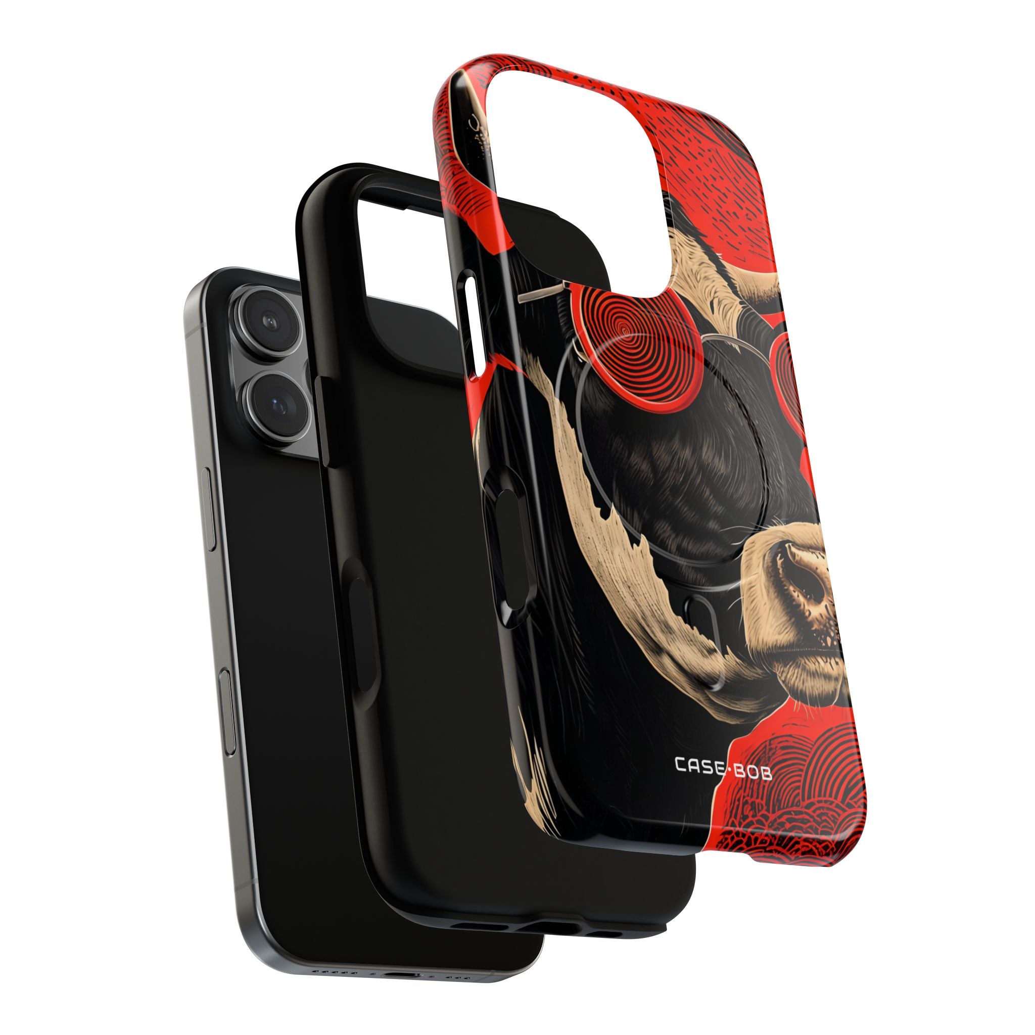 Hypnotic Cow iPhone 16 Pro Case - Tough+