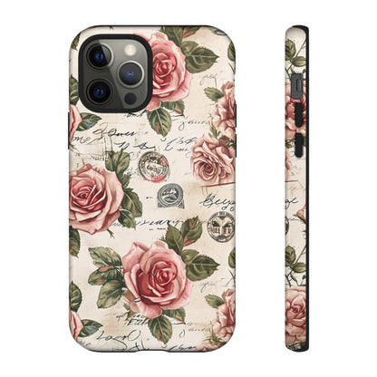 Roses & Love Letters - Protective Phone Case