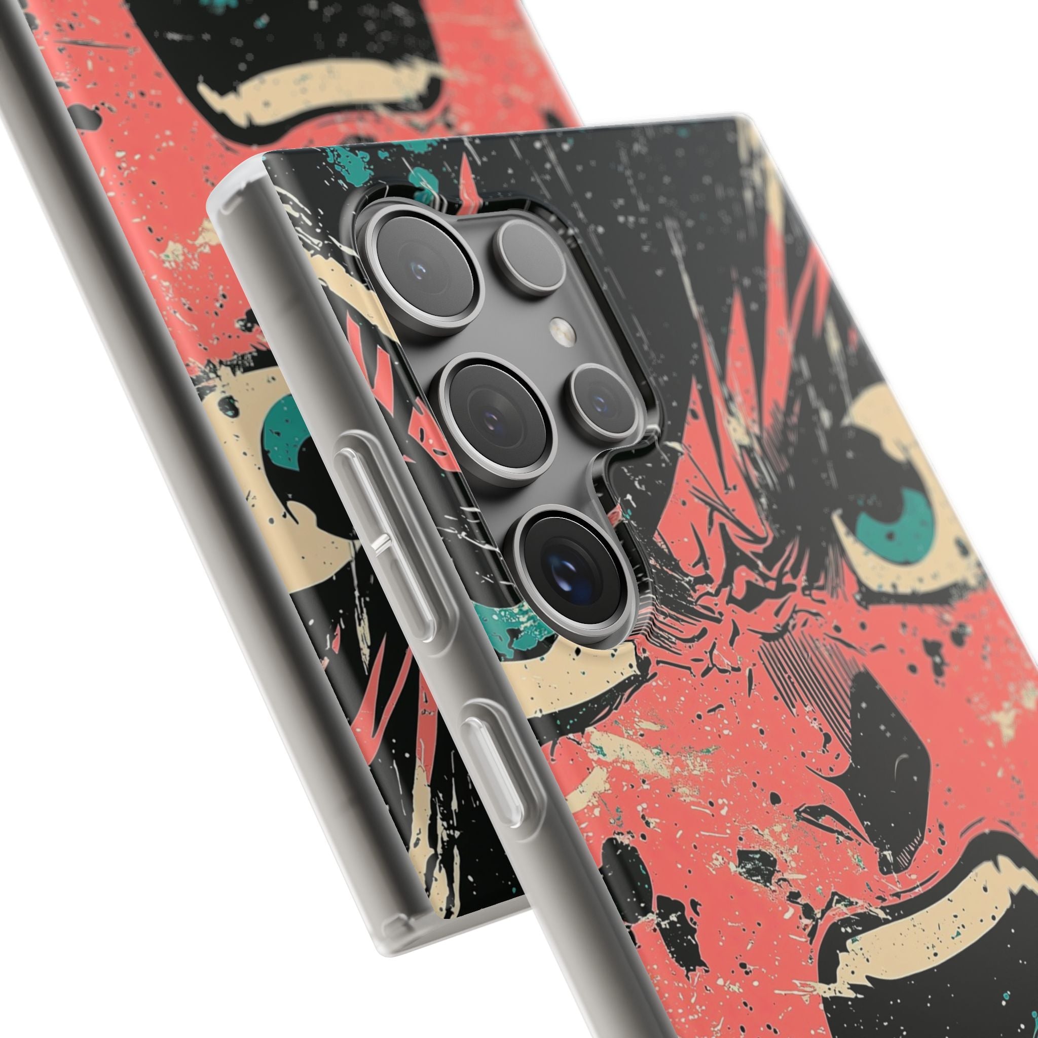 Screaming Face Pink Samsung S24 Ultra Case - Soft