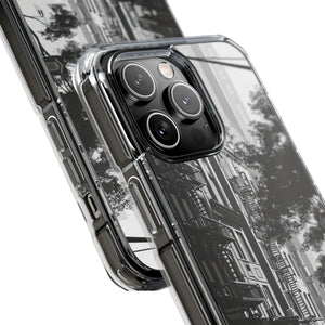 Urban Serenity - Phone Case for iPhone (Clear Impact - Magnetic)