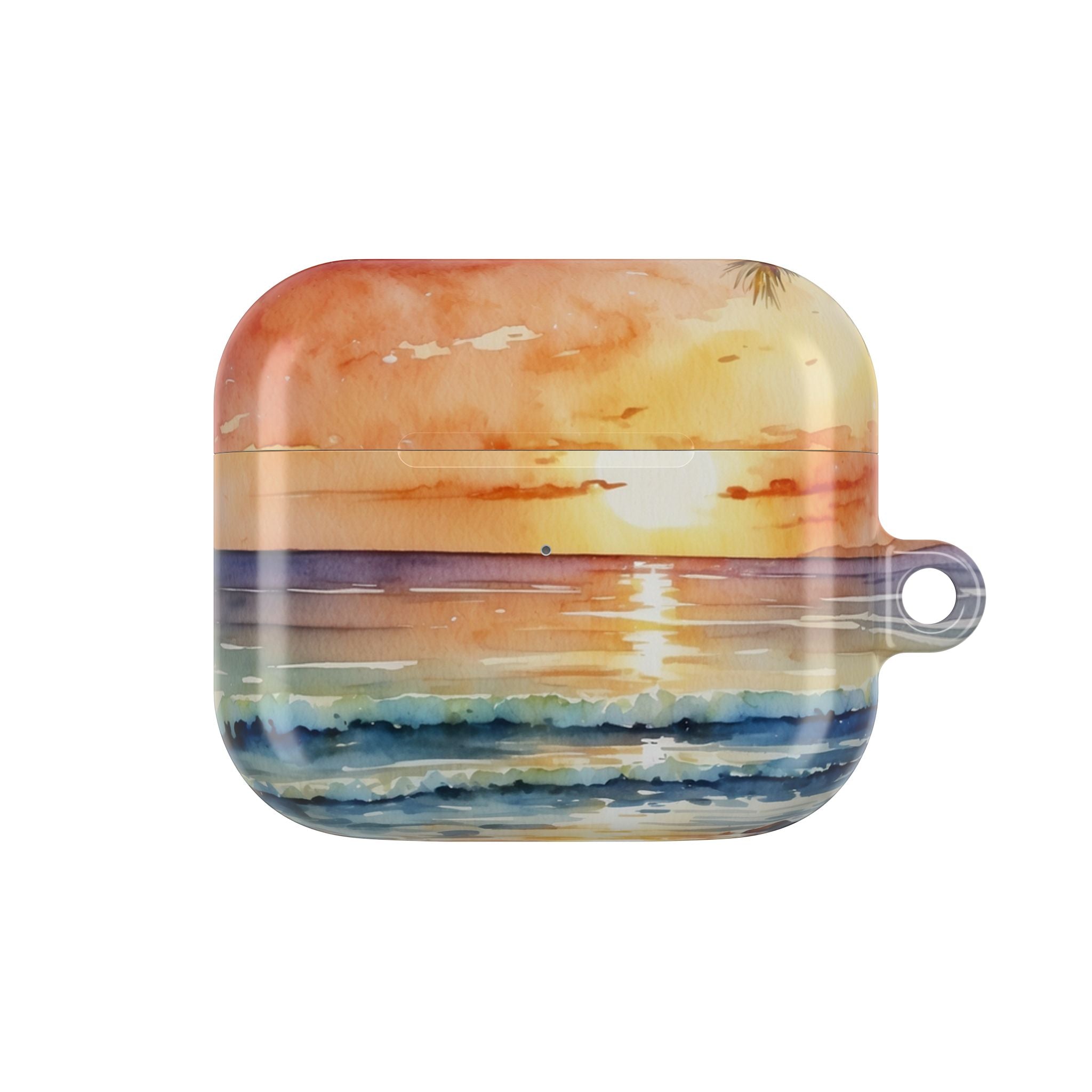 Golden Palm Sunset - AirPods Case