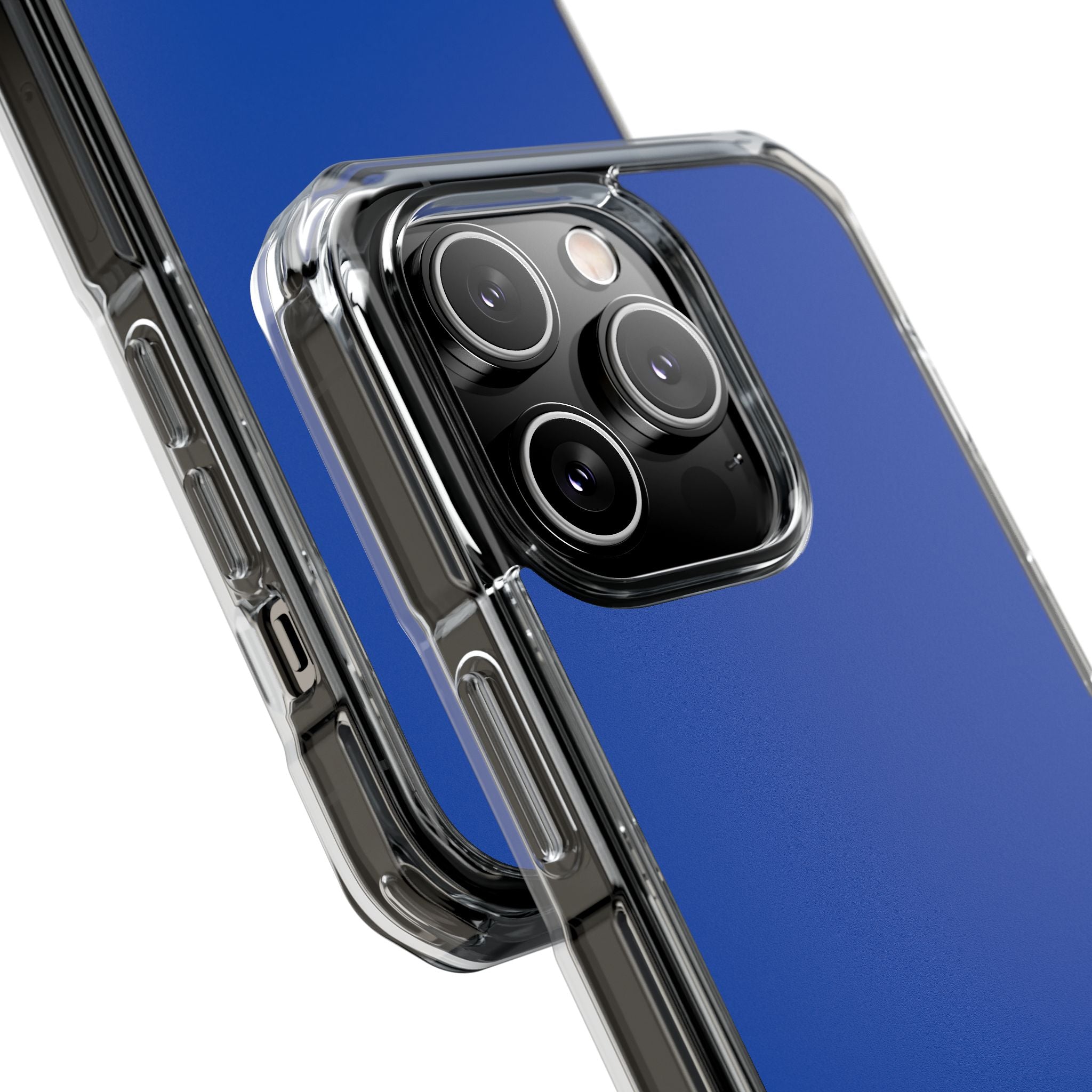 Cobalt Blue - Clear Impact Case for iPhone