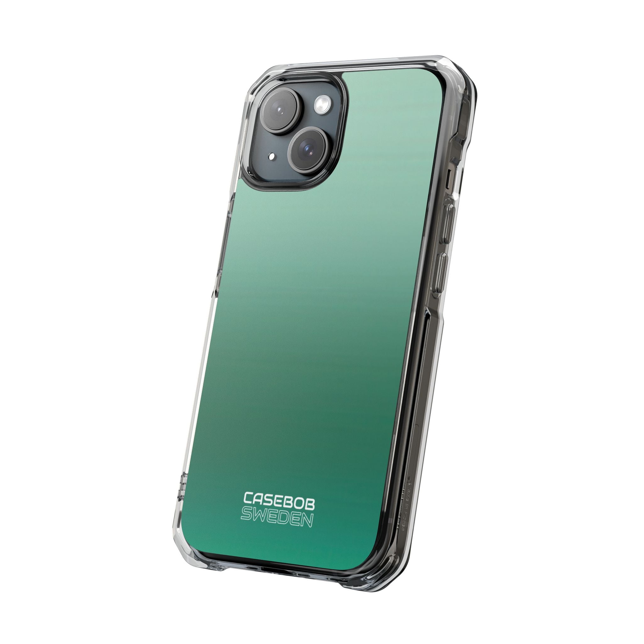 Teal Horizon Layers iPhone 15 - Impact Clear+