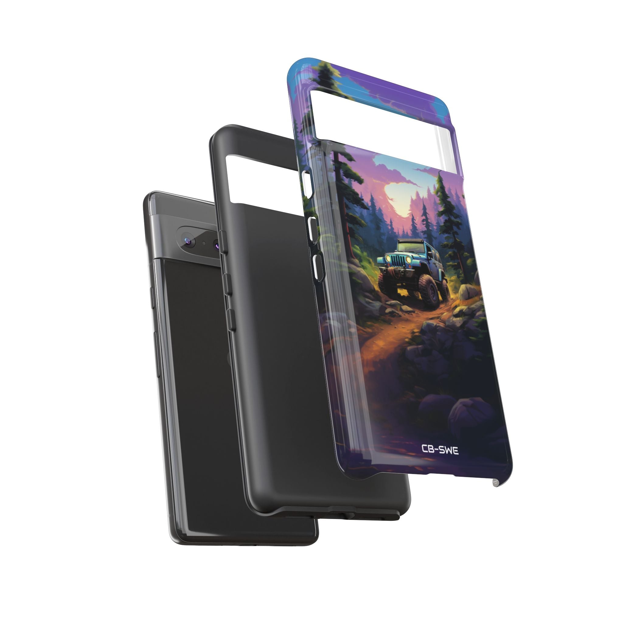 Sunset Forest Drive - Google Pixel Case