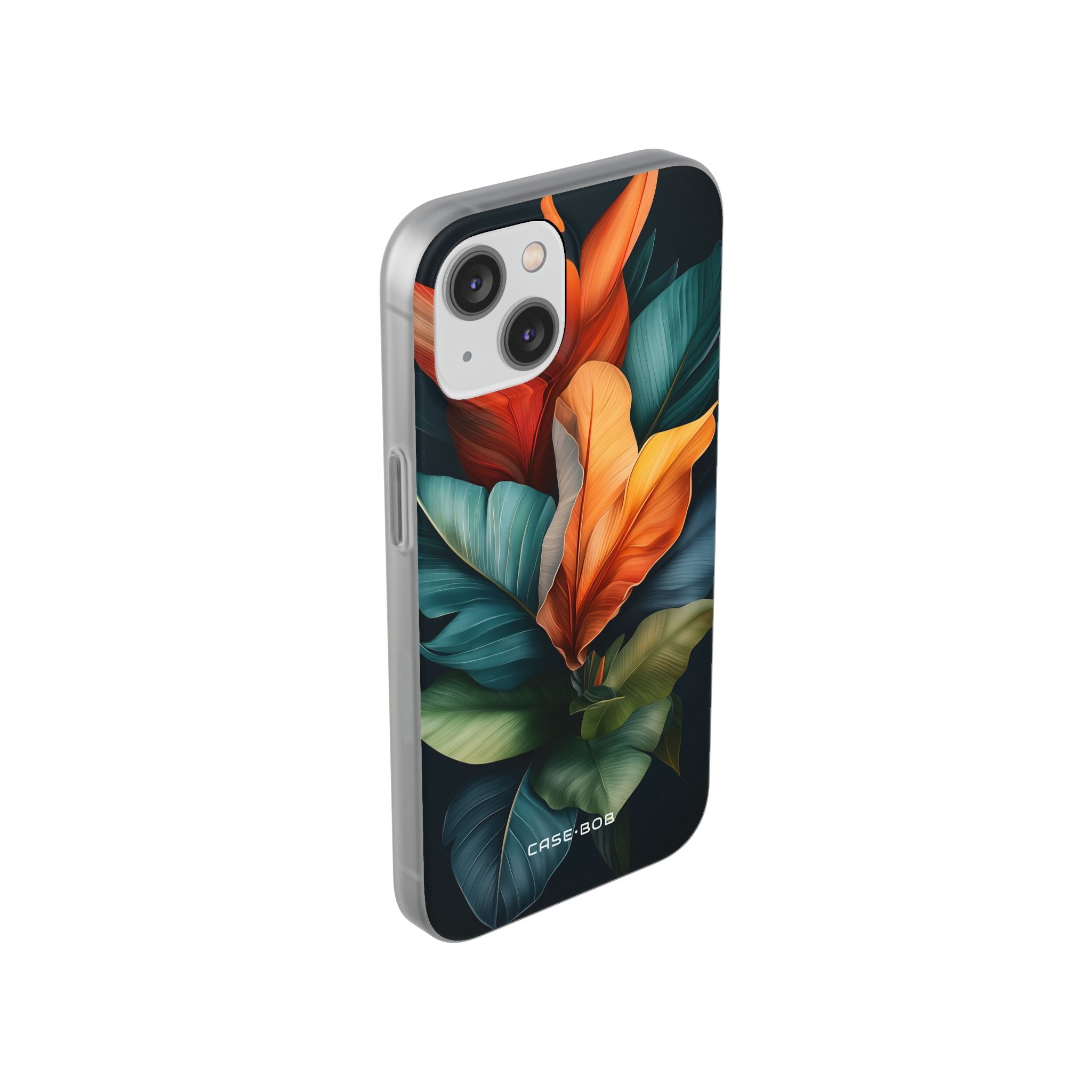 Tropical Leafburst iPhone 14 Case - Soft