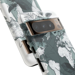 Botanical Cartography | Protective Phone Case for Google Pixel