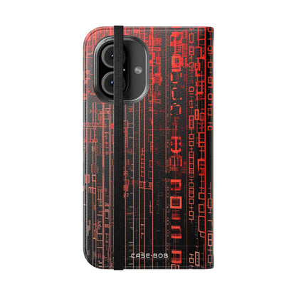 Crimson Columns - iPhone 16 Case - Lompakko
