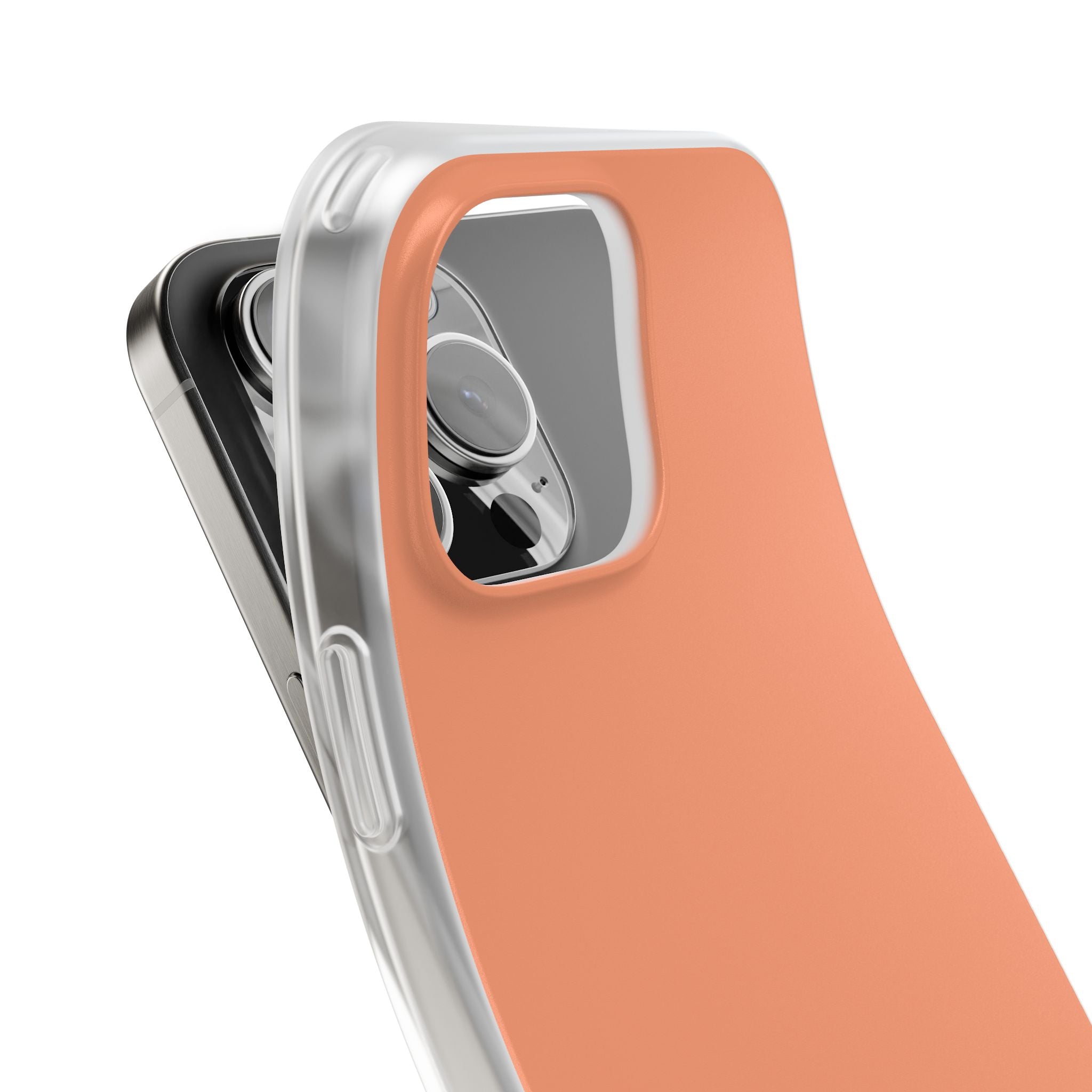 Light Salmon iPhone 16 - Flexi Phone Case