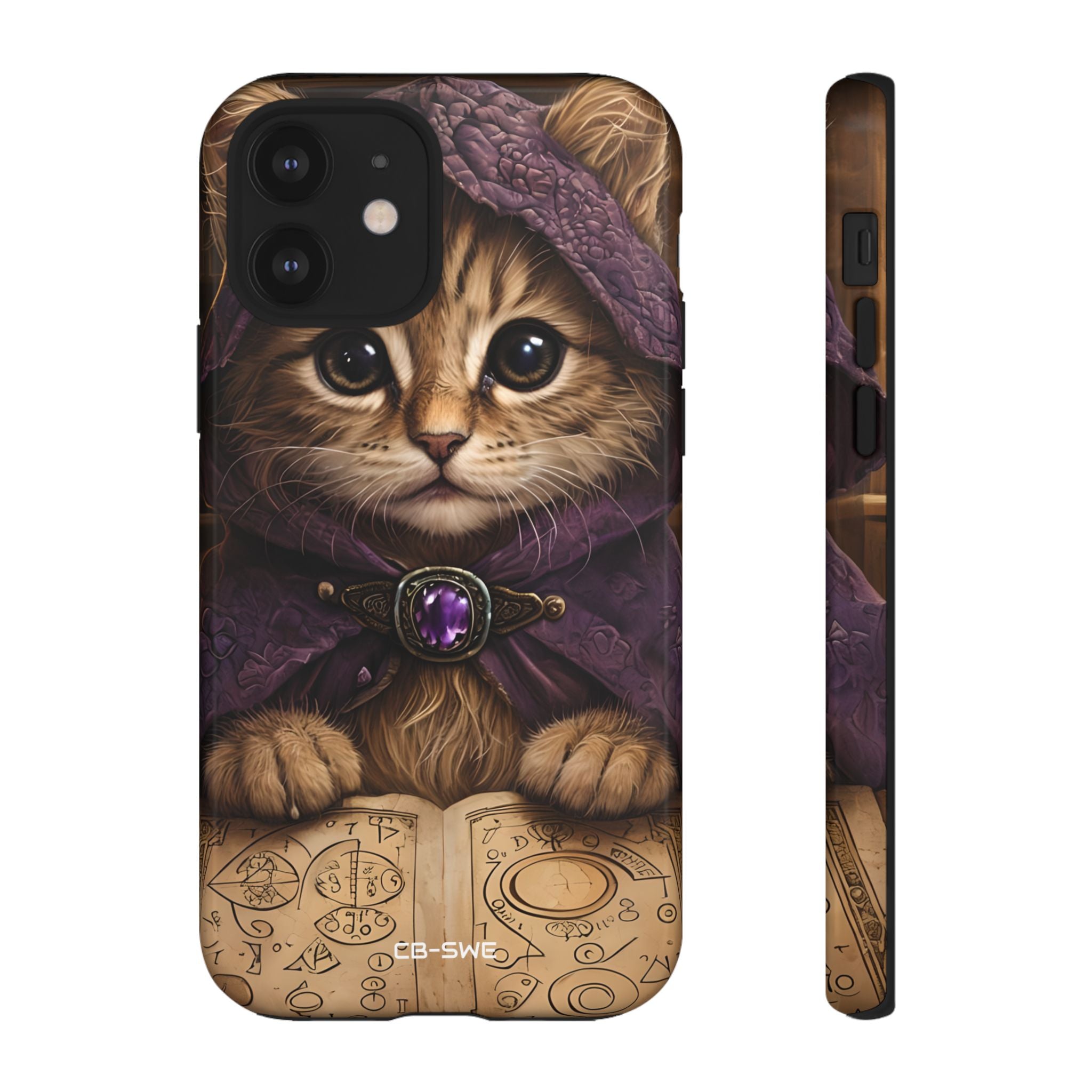 Mystical Wizard Cat - iPhone Case