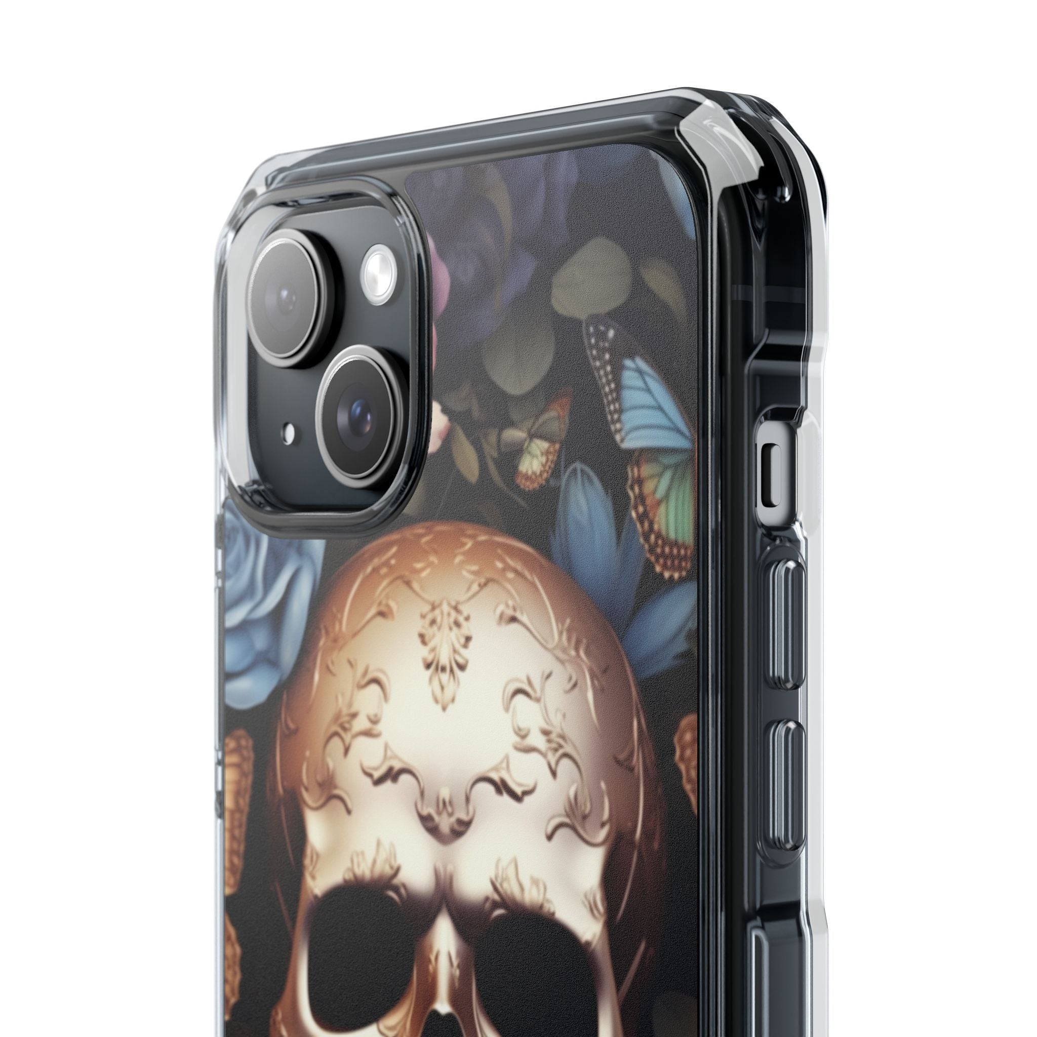 Skull Among Blossoms iPhone Case - Impact