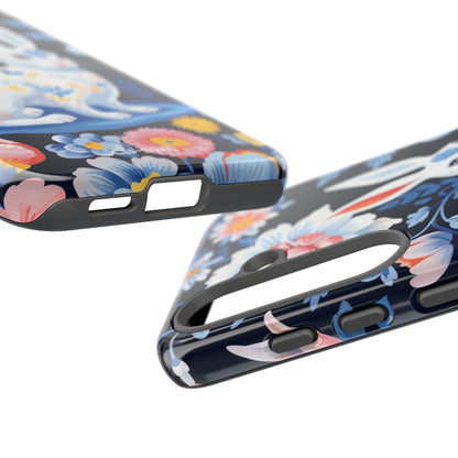 Floral Rabbit Dances - Samsung Case
