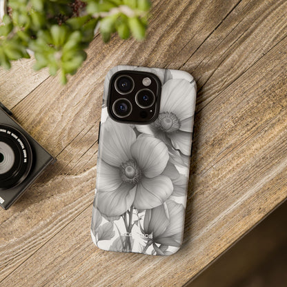 Botanical Elegance in Grayscale - for iPhone 16