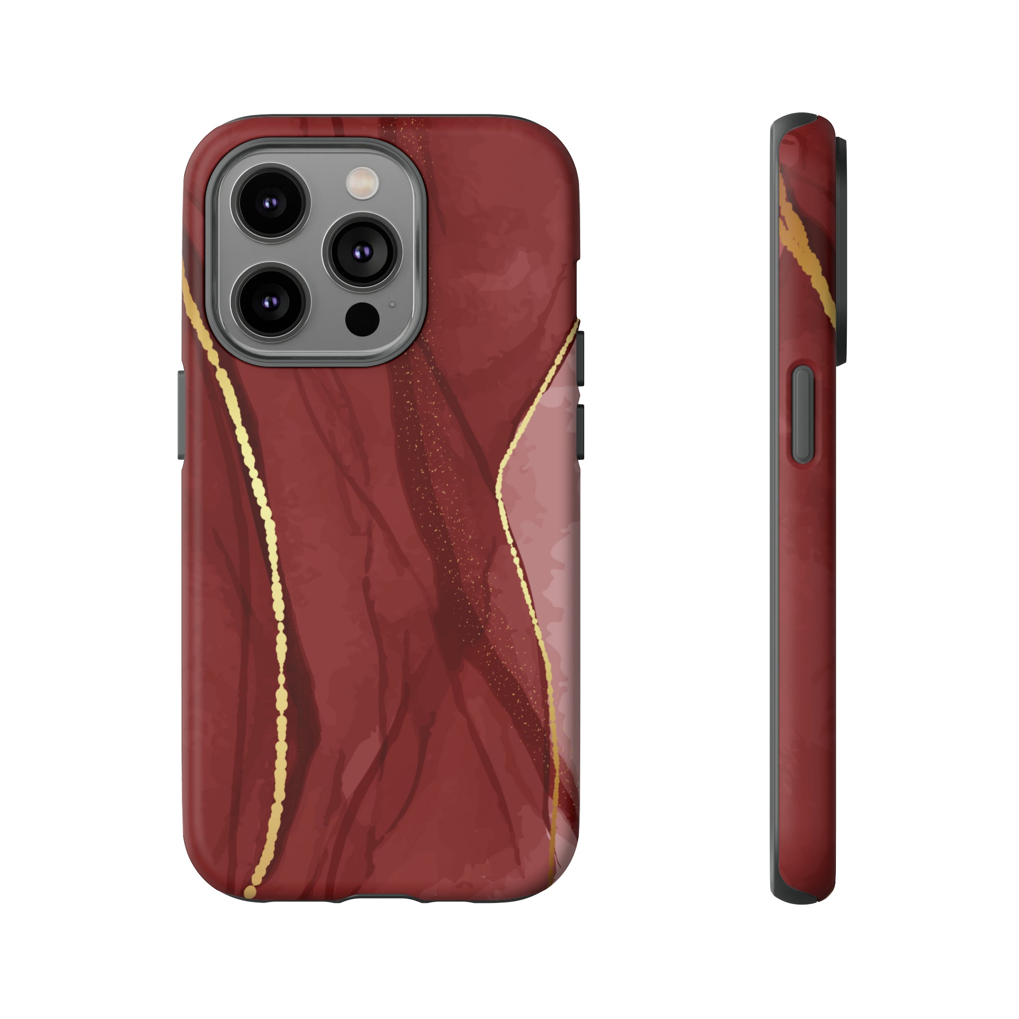 Dark Red - Protective Phone Case