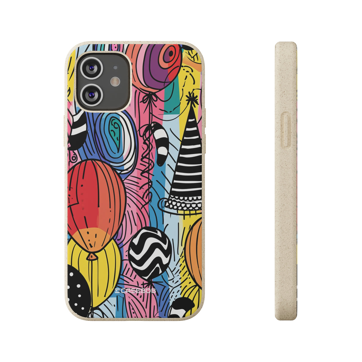 Vibrant Party Whimsy | Biodegradable Phone Case