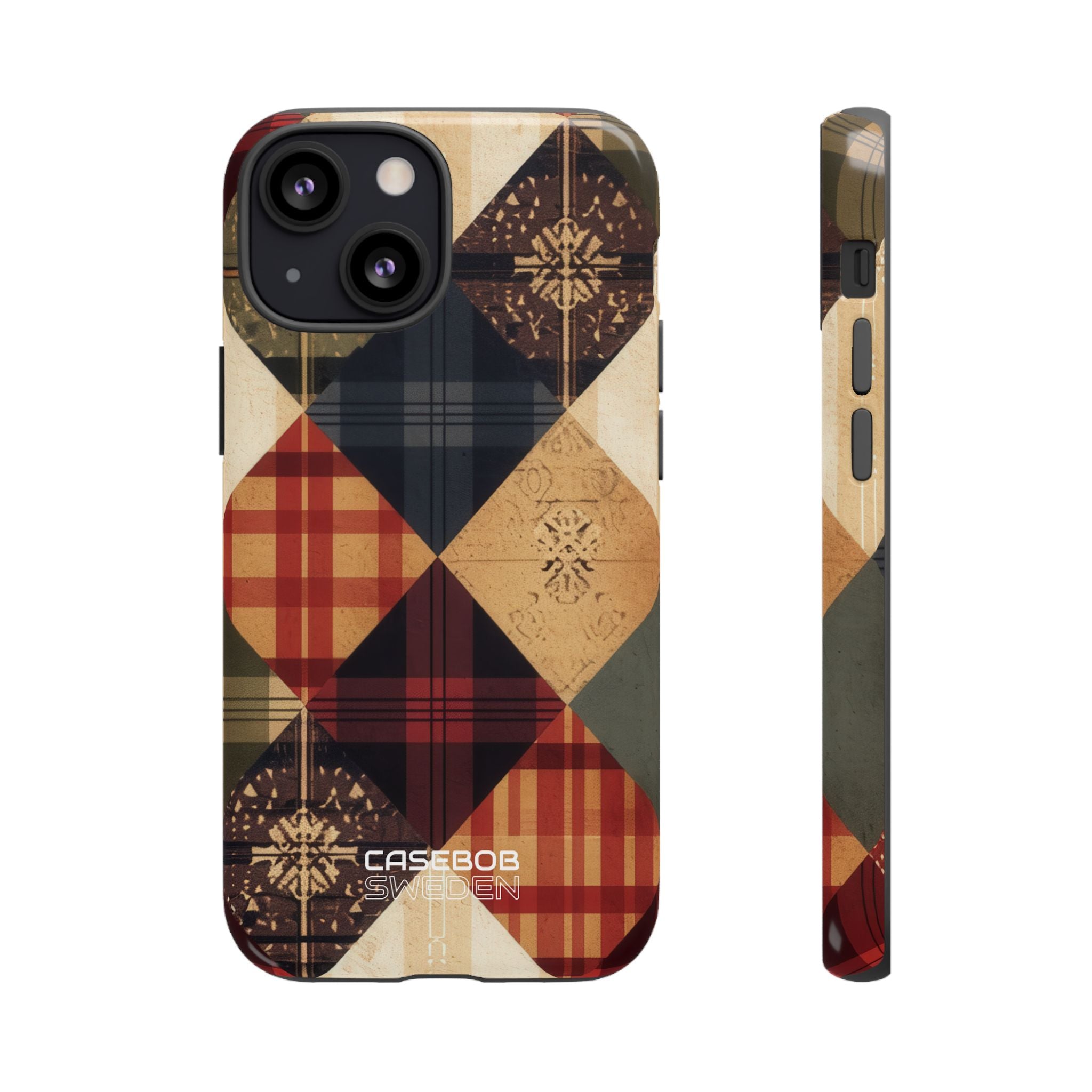 Rustic Quilt Charm iPhone 13 - Tough