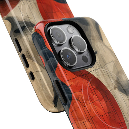 Crimson Flow Profile iPhone 15 - Tough+