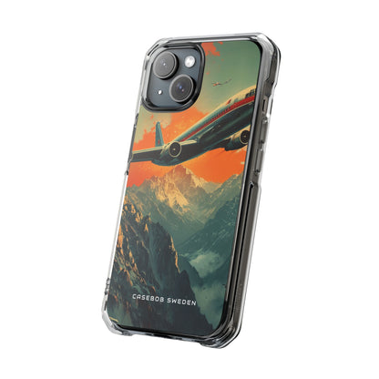 Vintage Skyward Adventure iPhone 15 - Clear Impact Phone Case