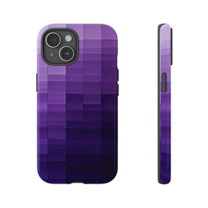 Purple Square Fusion - Protective Phone Case