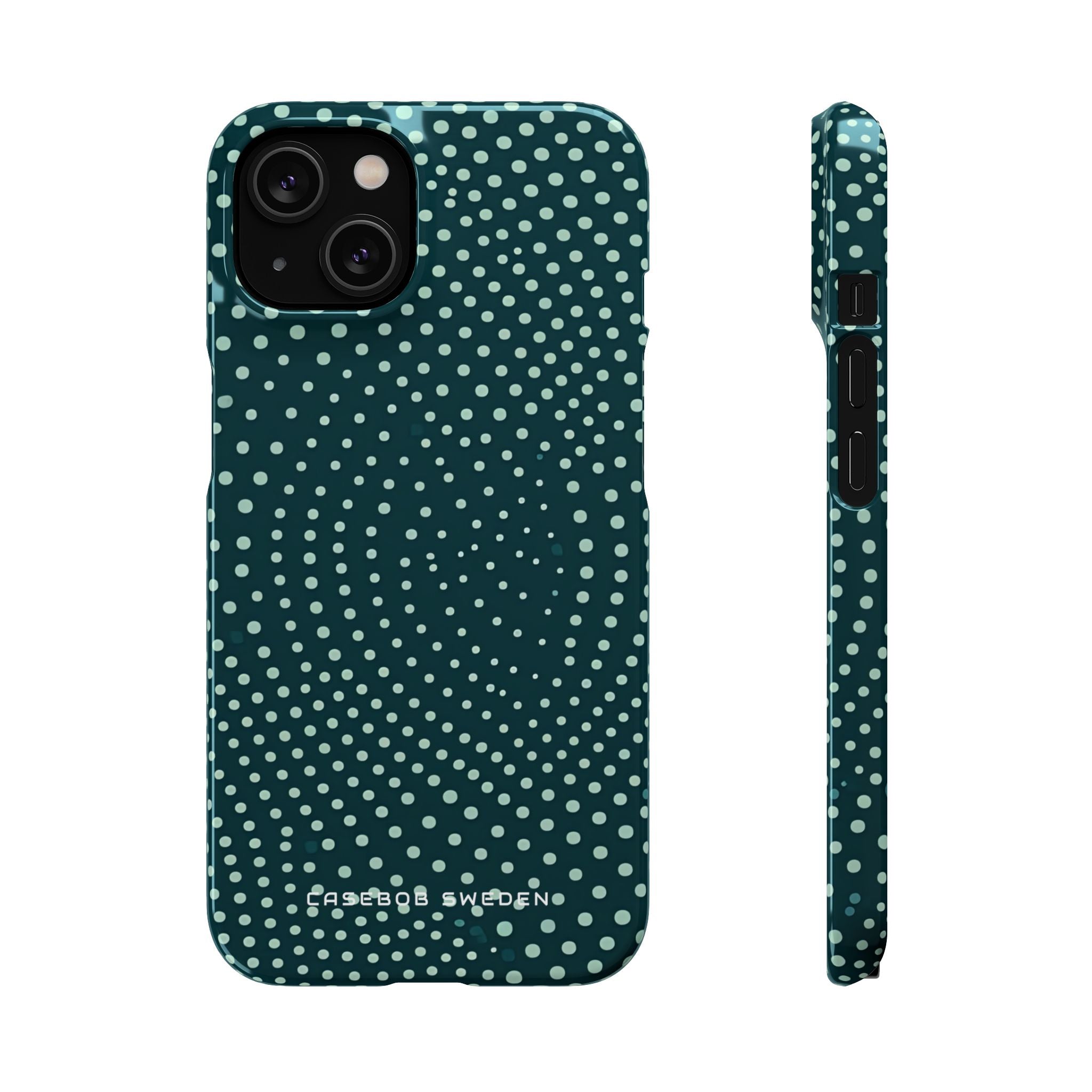 Teal Rippleflow iPhone 14 - Slim Phone Case