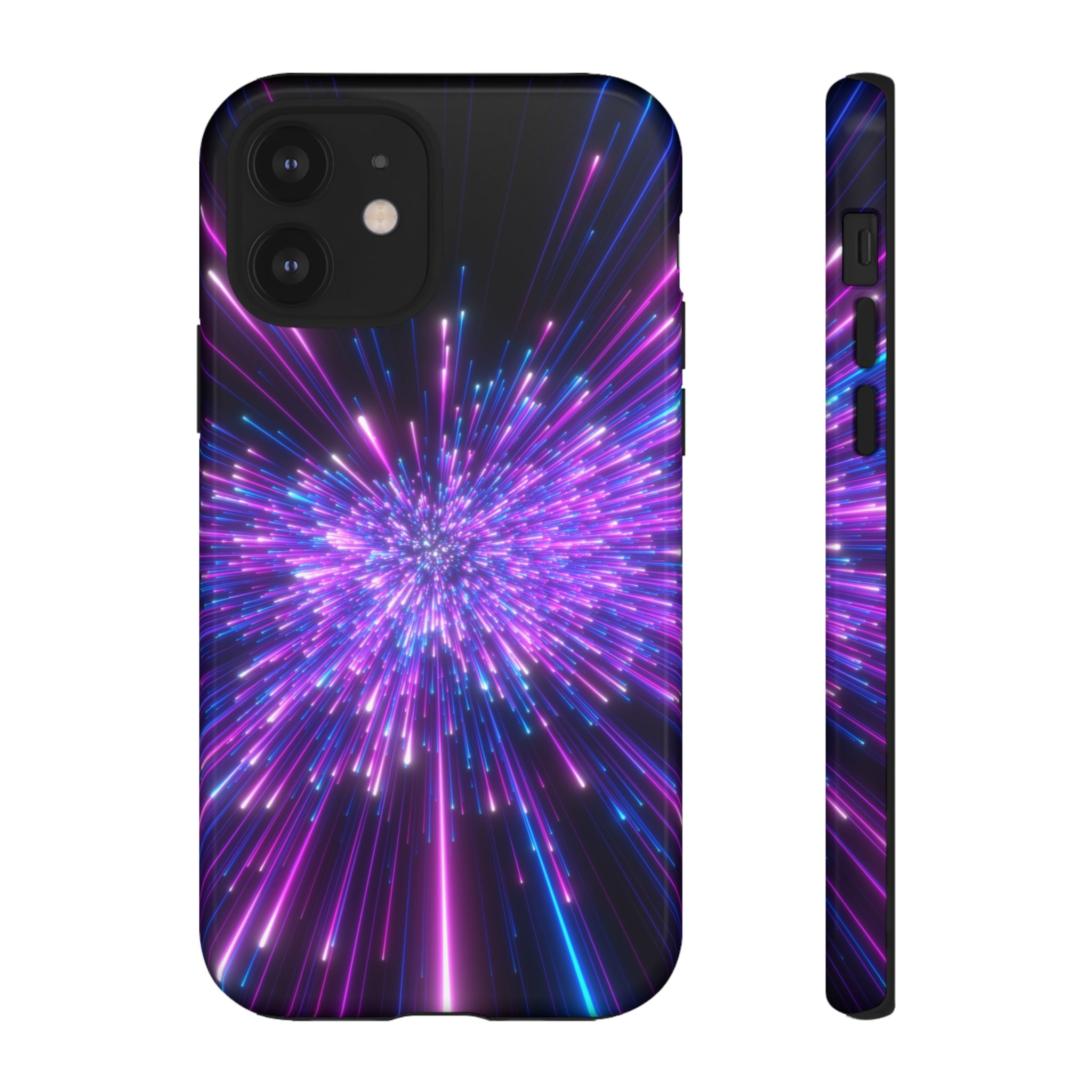 Speed of light in Galaxy iPhone Case (Protective) iPhone 12 Glossy Phone Case