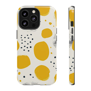 Dotted Yellow Simplicity - Protective Phone Case