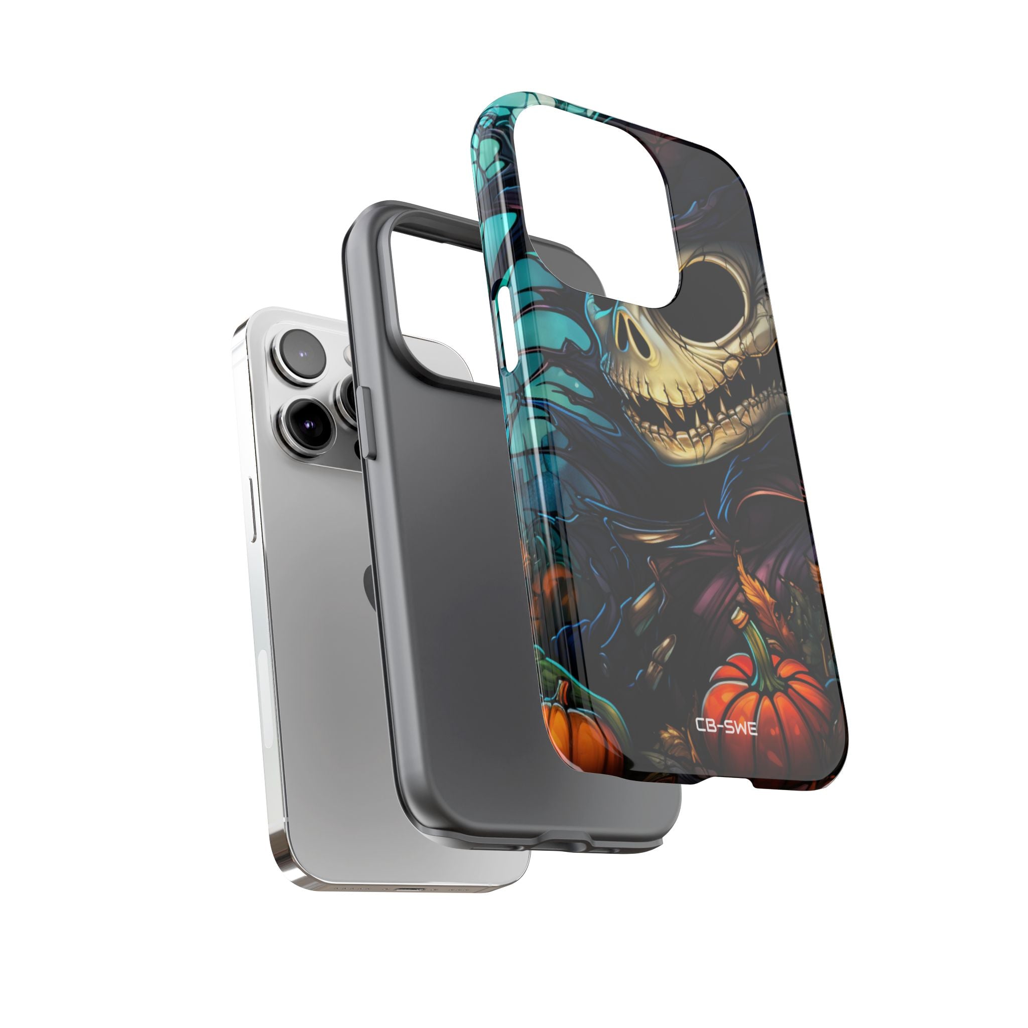 Skull Grins Brightly - iPhone Case