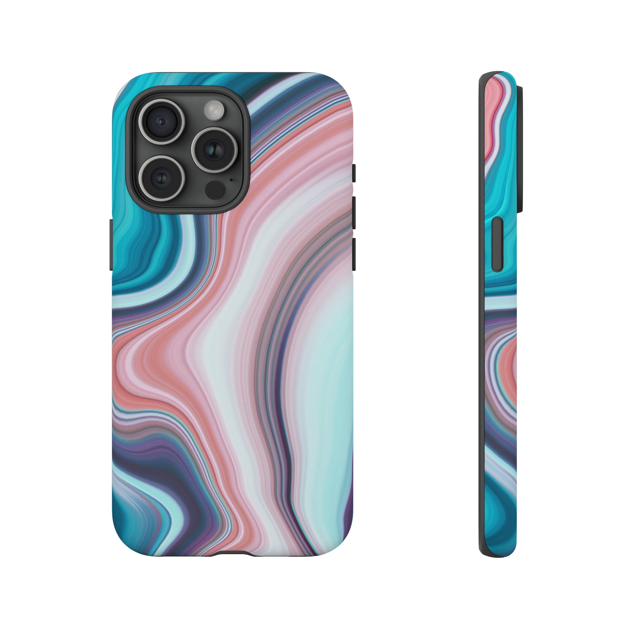 Pink Swirls - Protective Phone Case