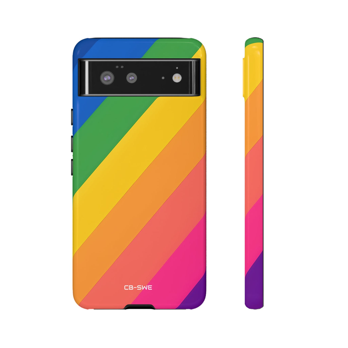 Vibrant Geometric Spectrum - Google Pixel Case