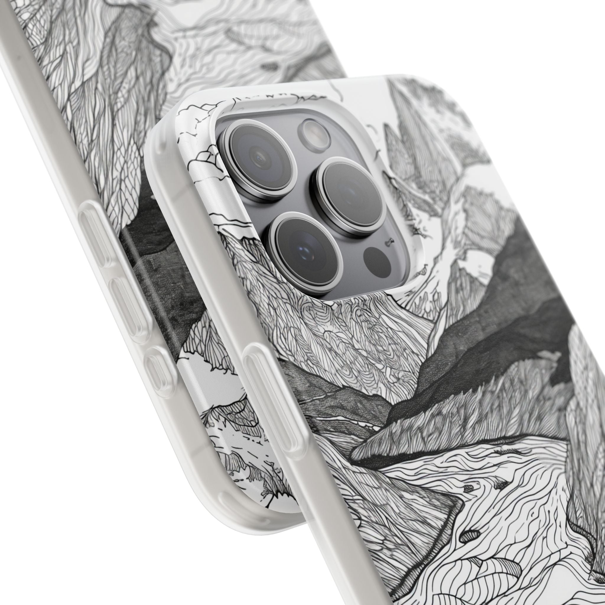 Mountain Tranquility | Flexible Phone Case for iPhone