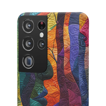 Harmonized Faces and Nature Fusion Samsung S21 - Slim Phone Case