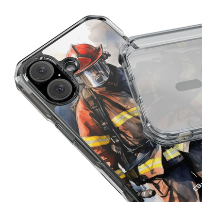 Firefighter In Motion iPhone Case - Impact