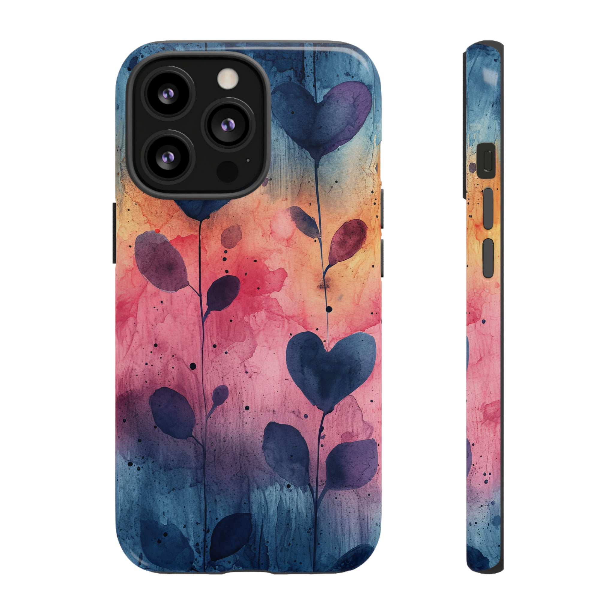 Heartfelt Pastel Mosaic - Protective Phone Case