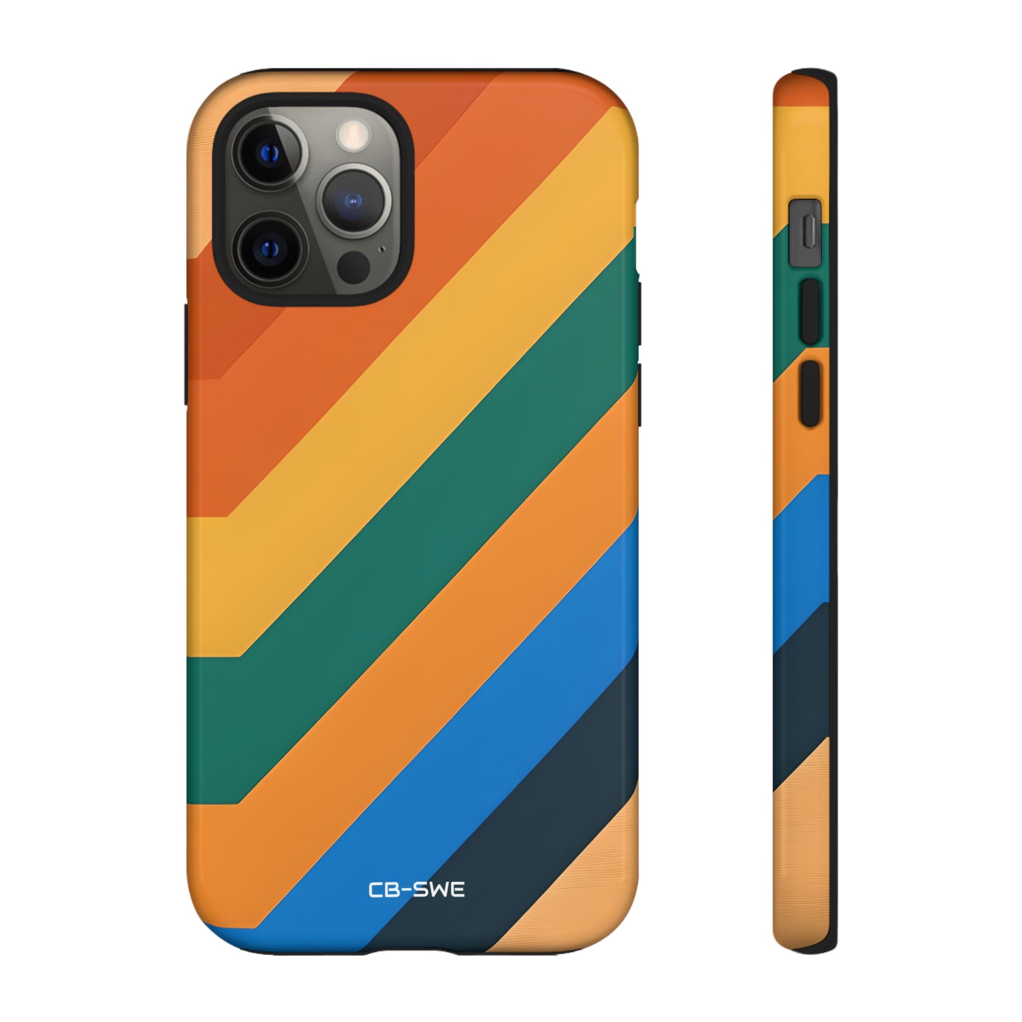 Vibrant Geometric Harmony - iPhone Case