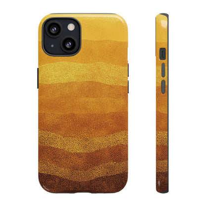 Sunset Gleam: Radiant Gradient - Protective Phone Case