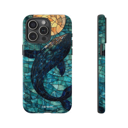 Whale Dives Upward - iPhone Case