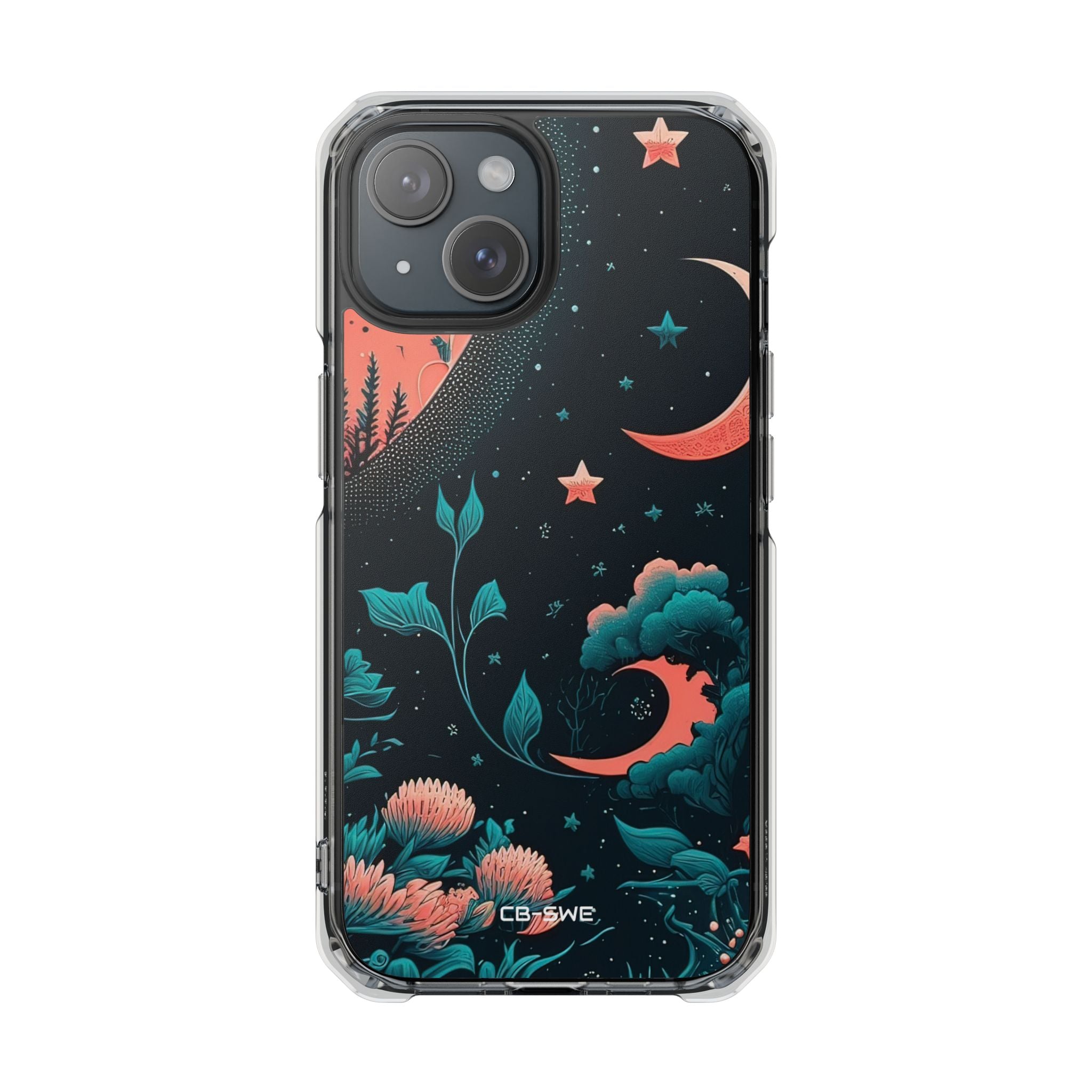 Cosmic Floral Dreams iPhone Case - Impact