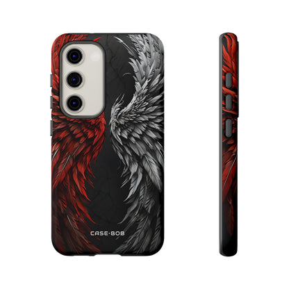 Crimson White Wings Samsung S23 Case - Tough