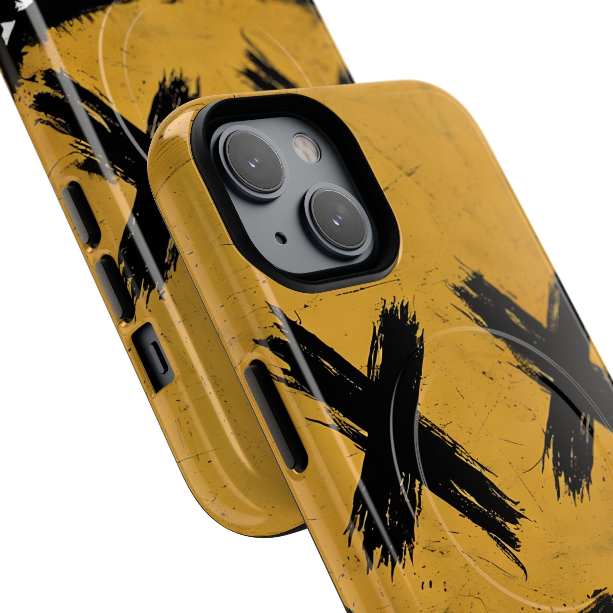 Jagged Smile Yellow iPhone 14 Case - Tough+