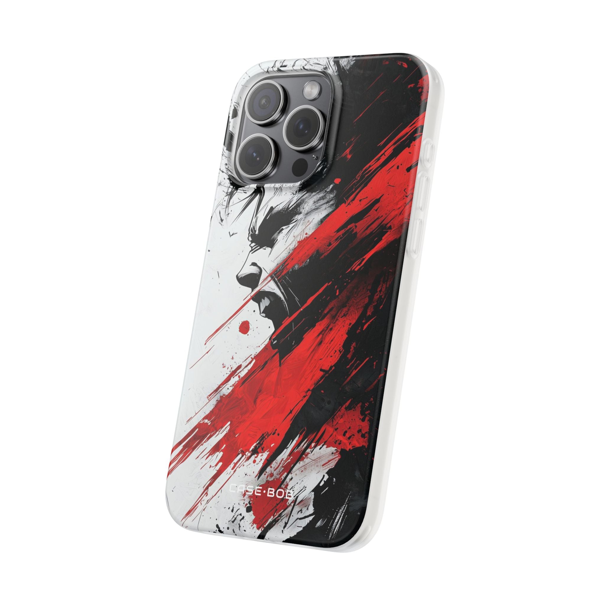 Yelling Profile Burst iPhone 15 Pro Max Case - Soft