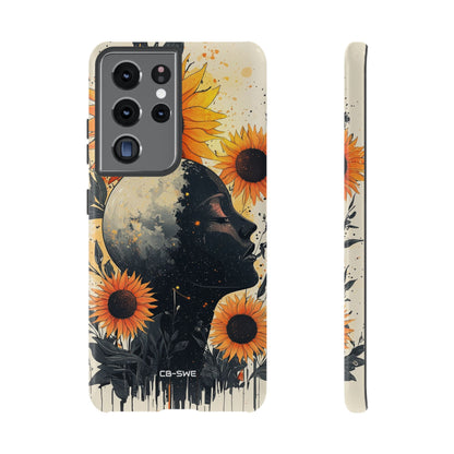 Sunflower Embraces Moon - Samsung Case