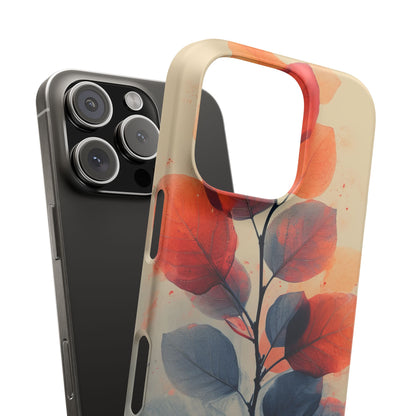 Ethereal Leaf Harmony iPhone 16 - Slim Phone Case