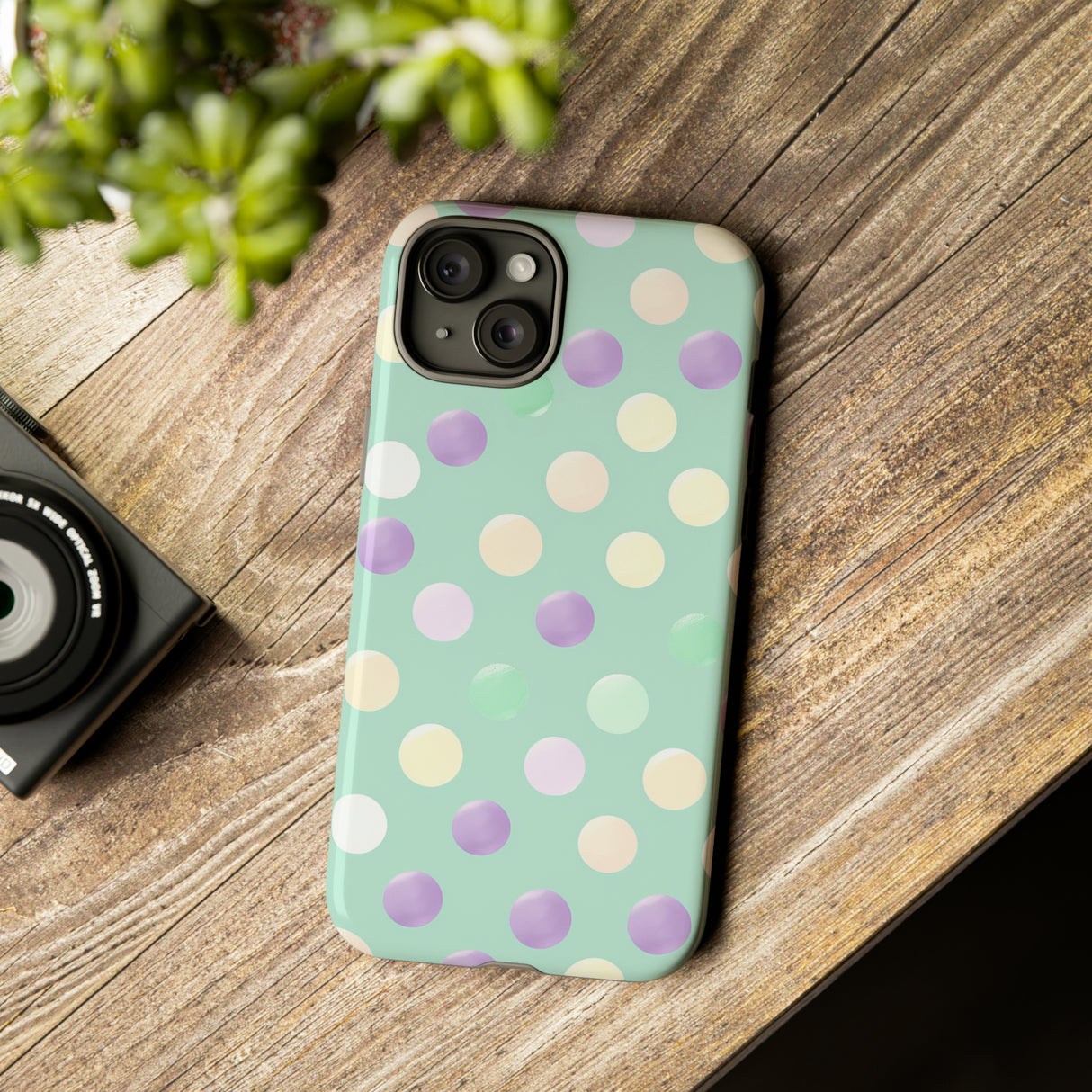 Pastel Dot Delight - Protective Phone Case