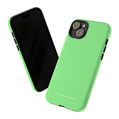 Pale Green iPhone 15 - Tough Phone Case