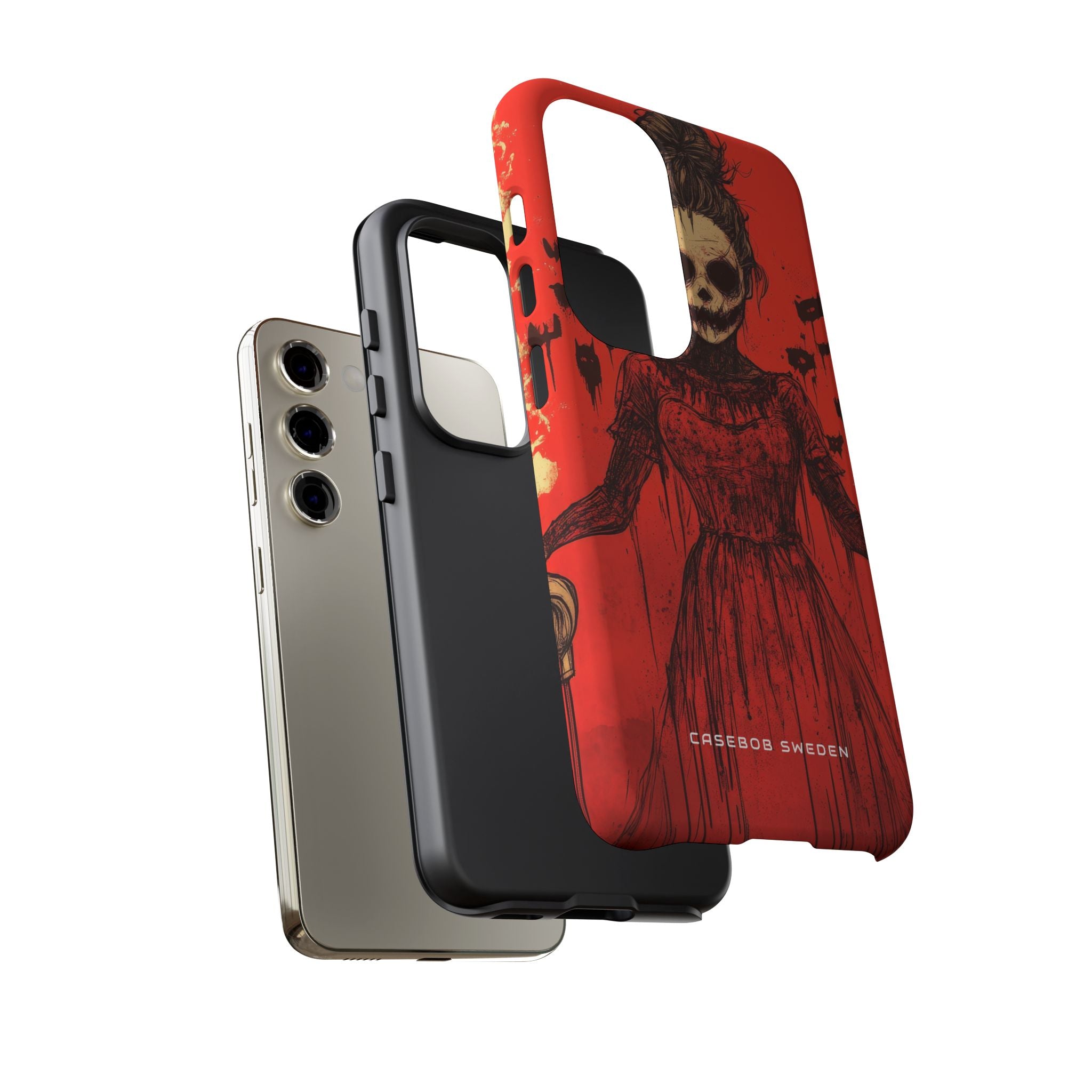 Haunting Scarlet Descent Samsung S23 - Tough Phone Case