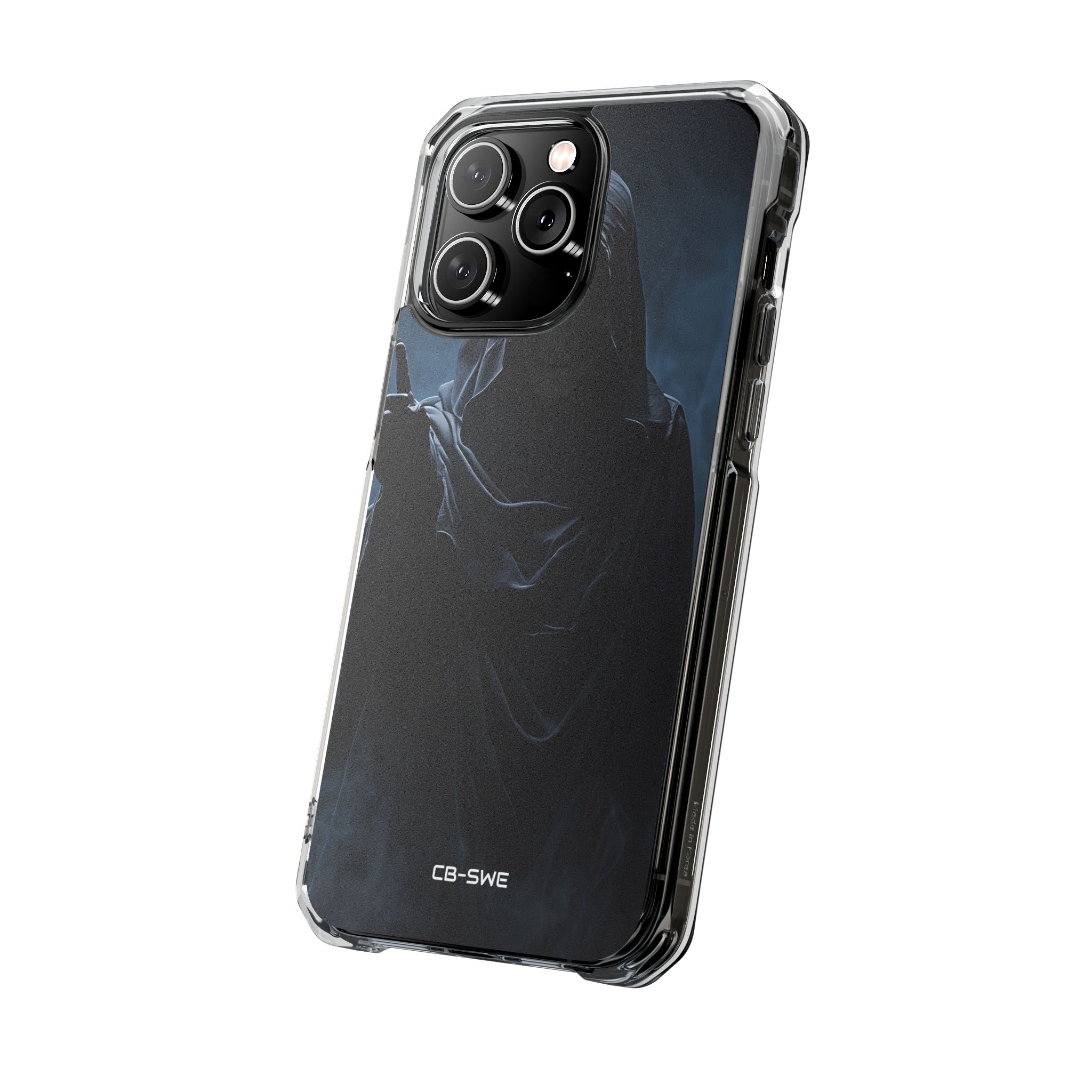 Spectral Guardian Warning iPhone Case - Impact