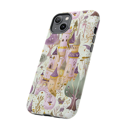 Fairytale Castles Pastel Dream - Protective Phone Case