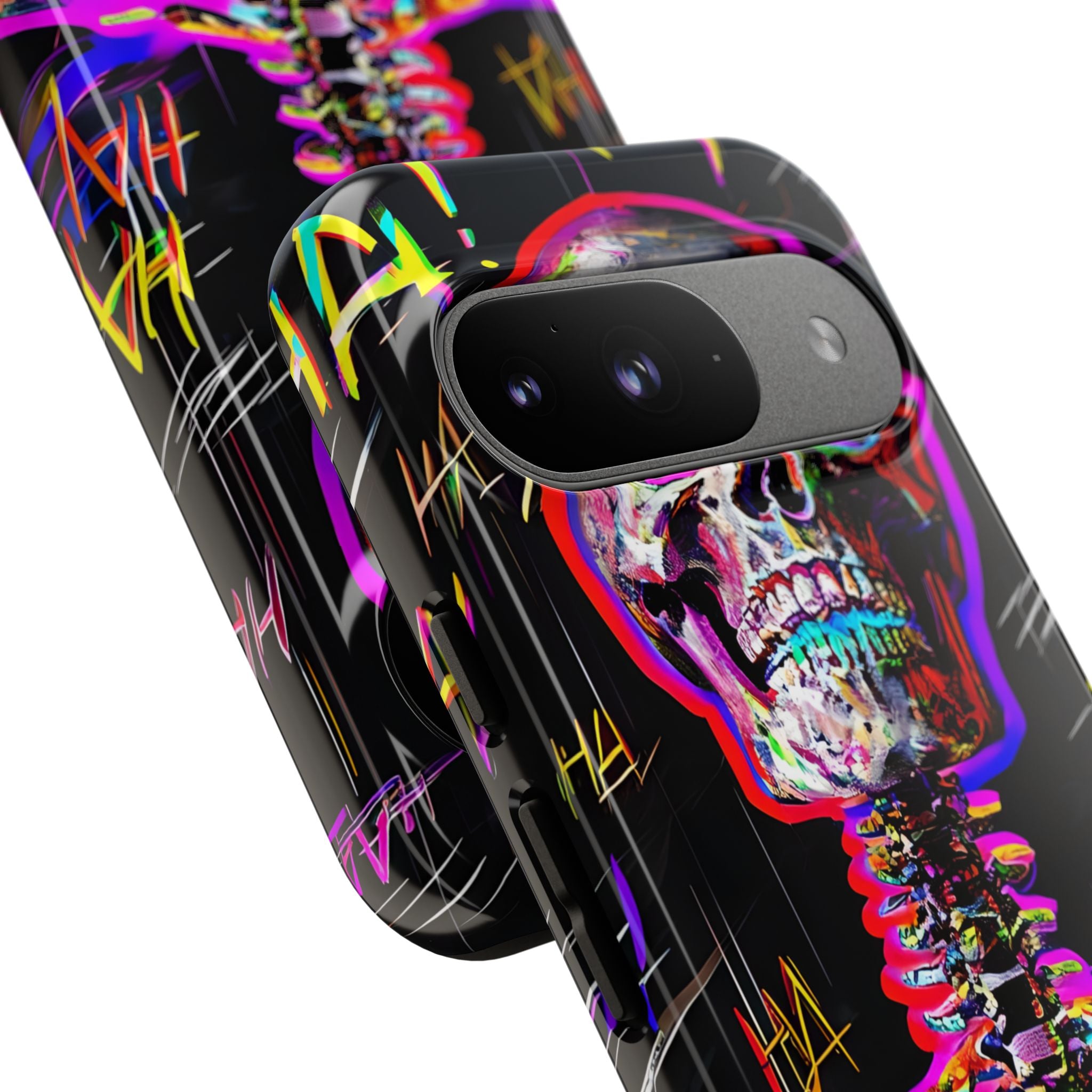 Neon Skeleton Chaos - Google Pixel Case