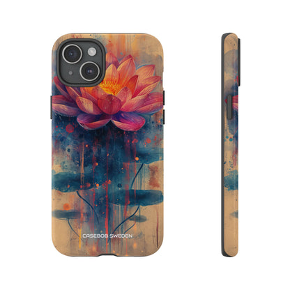 Lotus Blossom Art - Tough iPhone 15 Phone Case