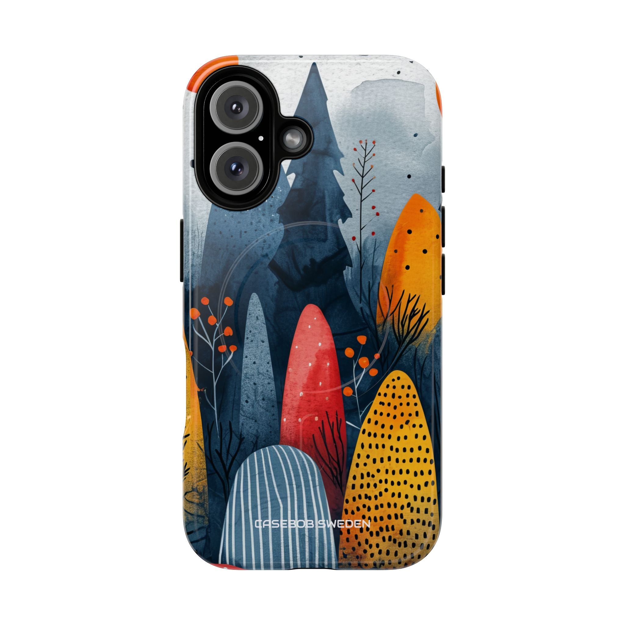 Whimsical Nature - Tough + MagSafe® iPhone 16 Phone Case